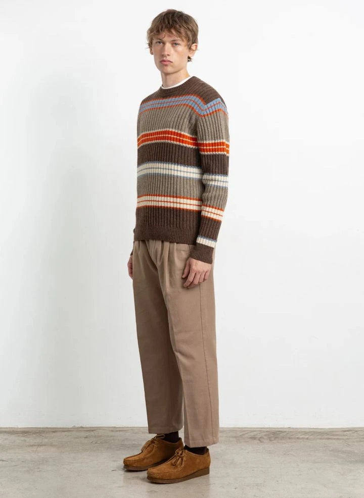 Edmmond Studios - Maglione a righe | Marrone