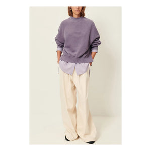 Sessùn - Sudadera de algodón modelo Oliveira | Morado
