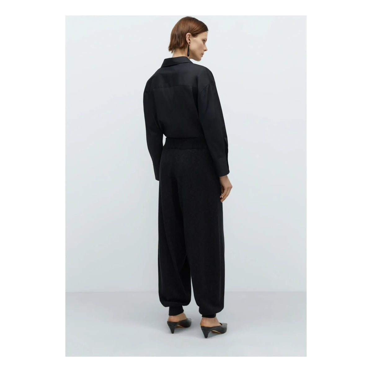 Cordera - Pantalones Chiné | Gris carbón