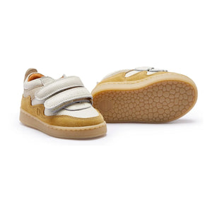Donsje - Zapatilla de ante Pesio Scratch | Mostaza