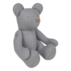 Numero 74 - Organic Cotton Teddy Bear | Stone Grey S045