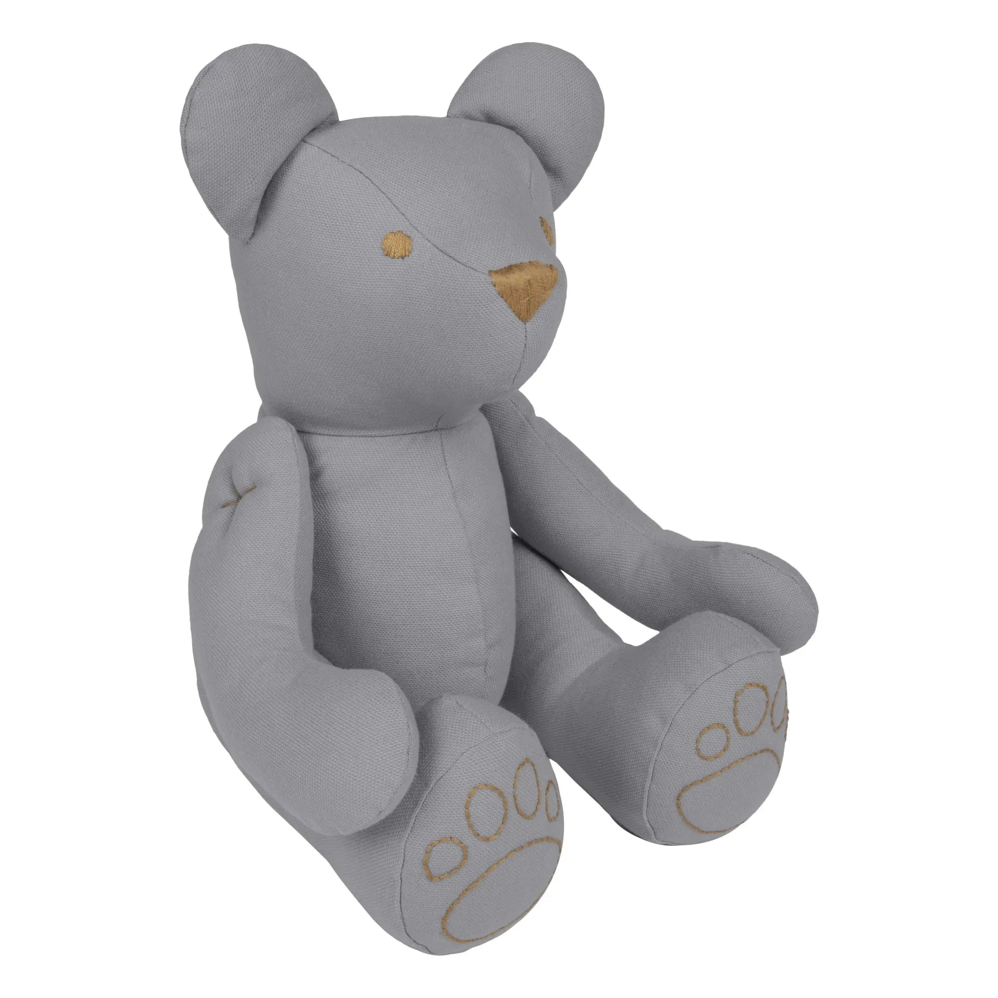 Numero 74 - Organic Cotton Teddy Bear | Stone Grey S045