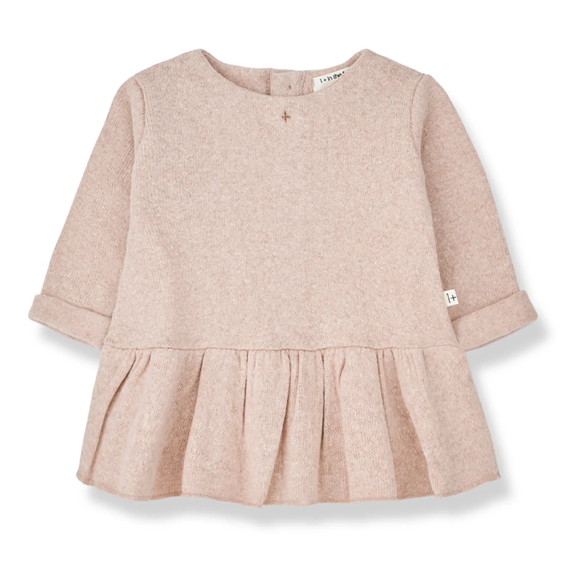 1+ en la familia - Vestido de fibra reciclada Cecile | Rosa claro