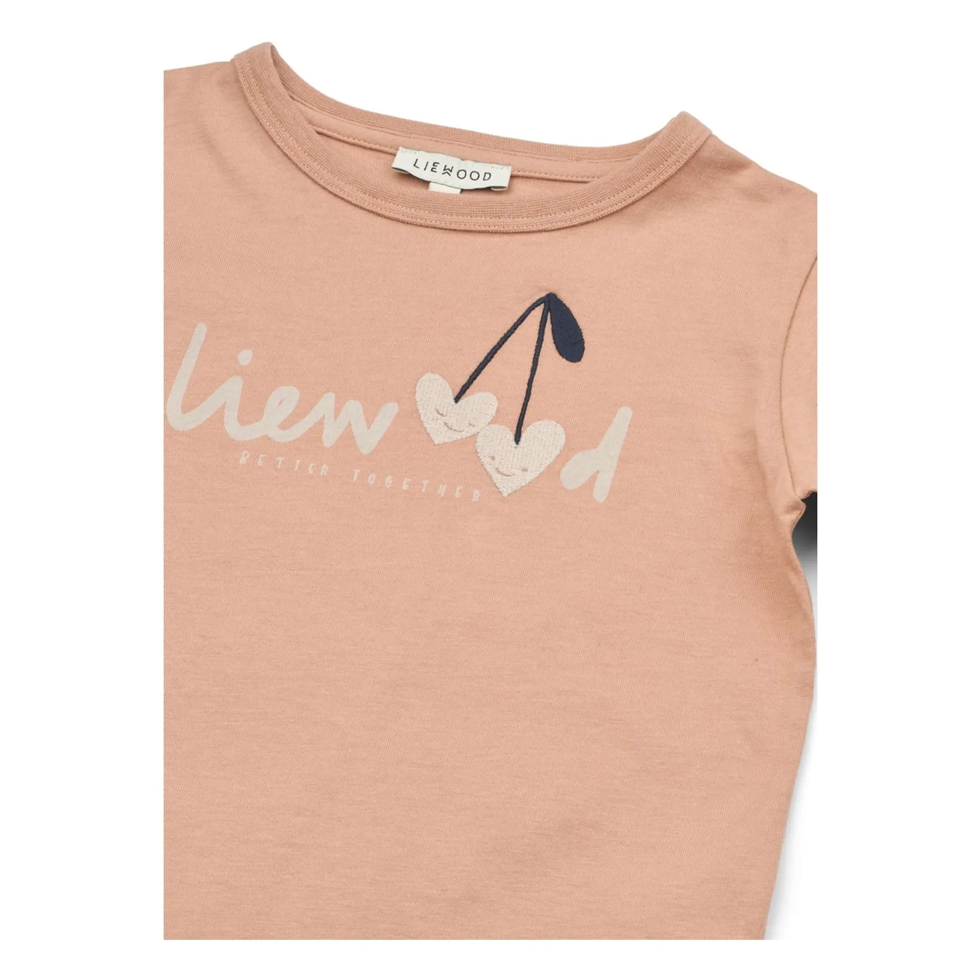 Liewood - Camiseta Apia Corazones Algodón Orgánico | Rosa