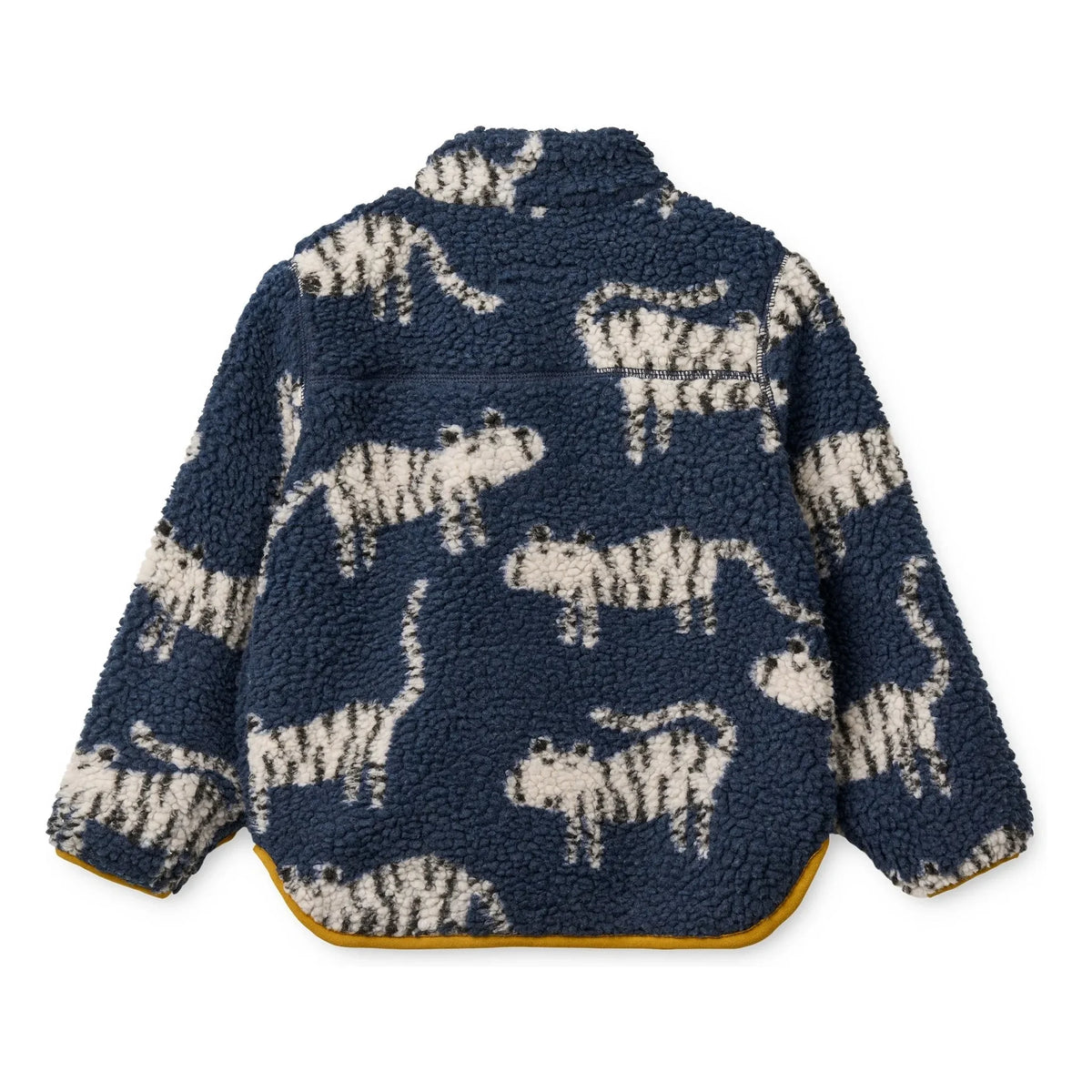 Liewood - Nolan Tigres Recycled Fiber Sherpa Jacket | Navy