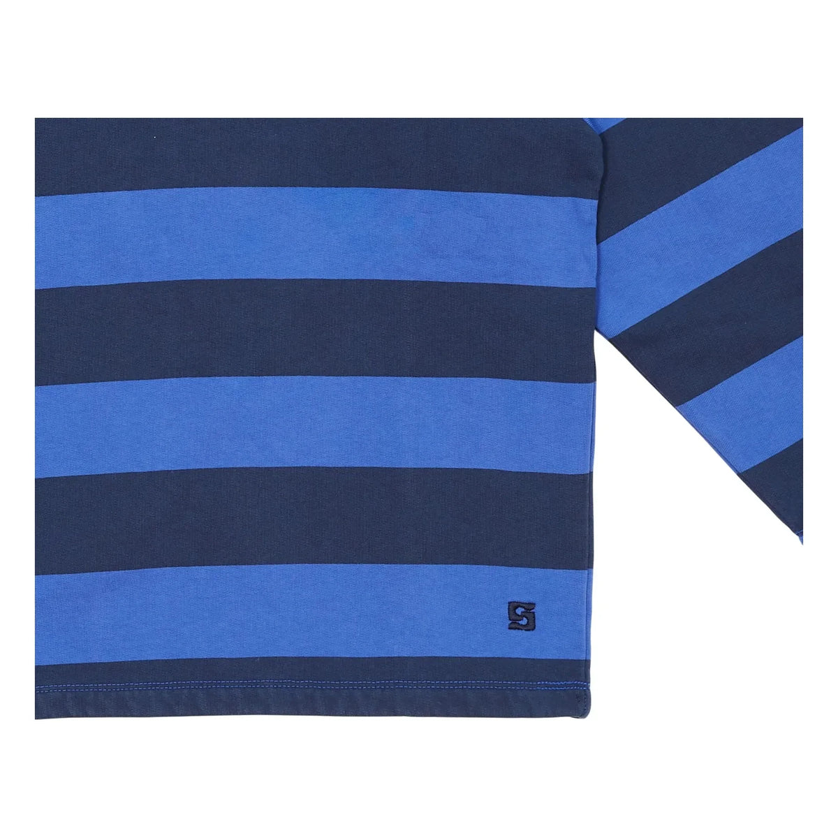 Smallable Kid - Favio Gestreiftes Sweatshirt aus Bio-Baumwolle | Elektrisches Blau