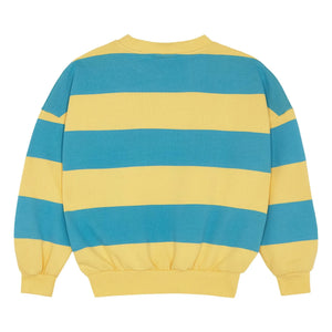 The Campamento - Oversize Çizgili Sweat | Sarı