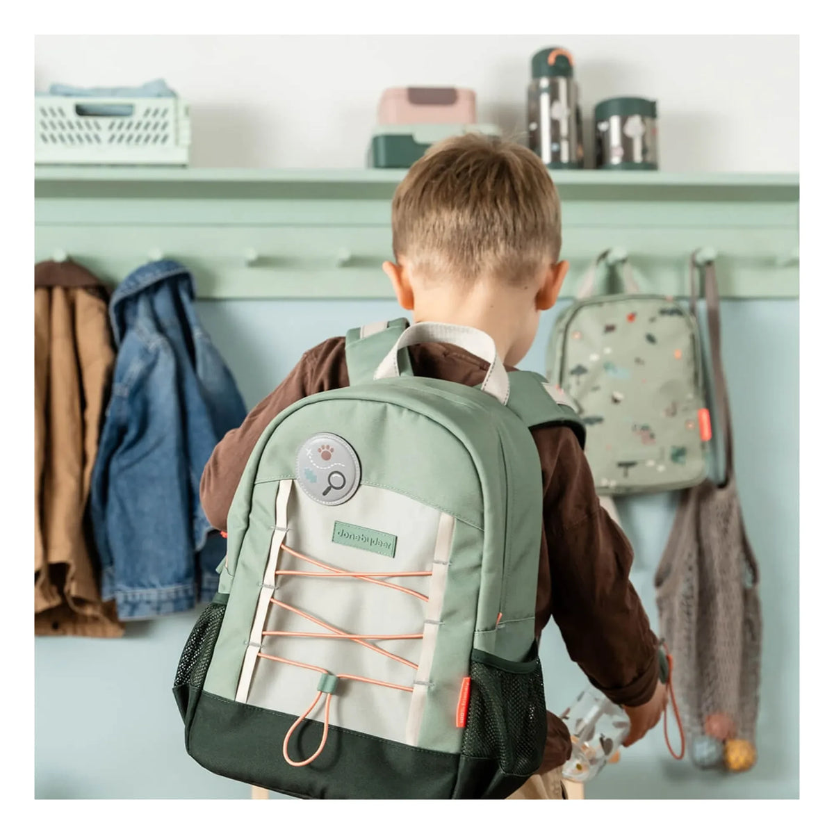Done by deer - Junior Trails backpack | Dark green