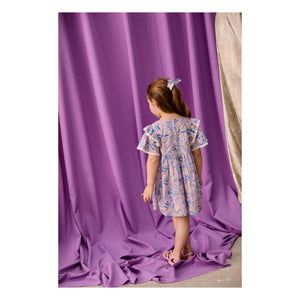 Louise Misha - Chouchou Chloe Fleuri Recycelte Fasern | Rosa