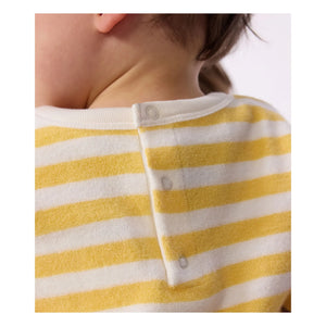 Petit Bateau - Terry Çizgili Sweatshirt | Sarı