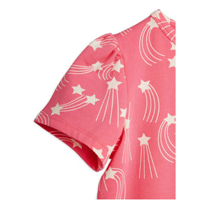 Mini Rodini - Stars Organik Pamuk Tişört | Pembe
