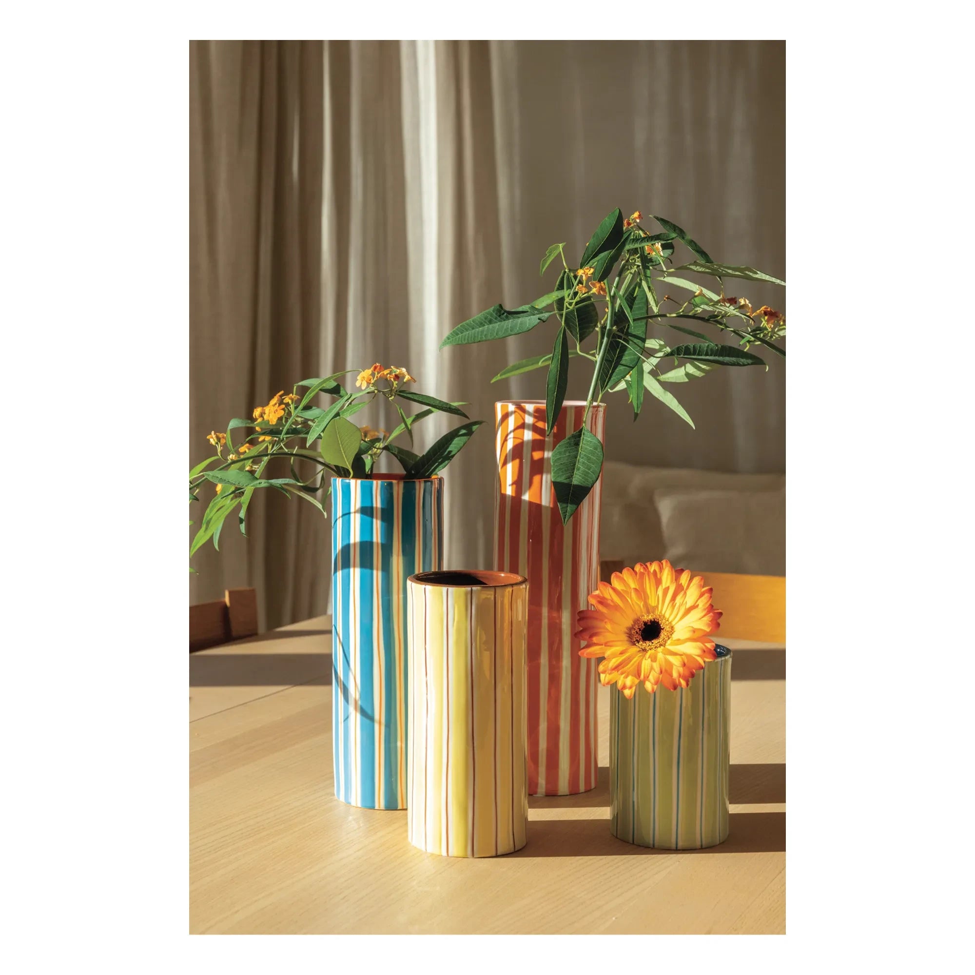 &Klevering - Ray Vase | Grün