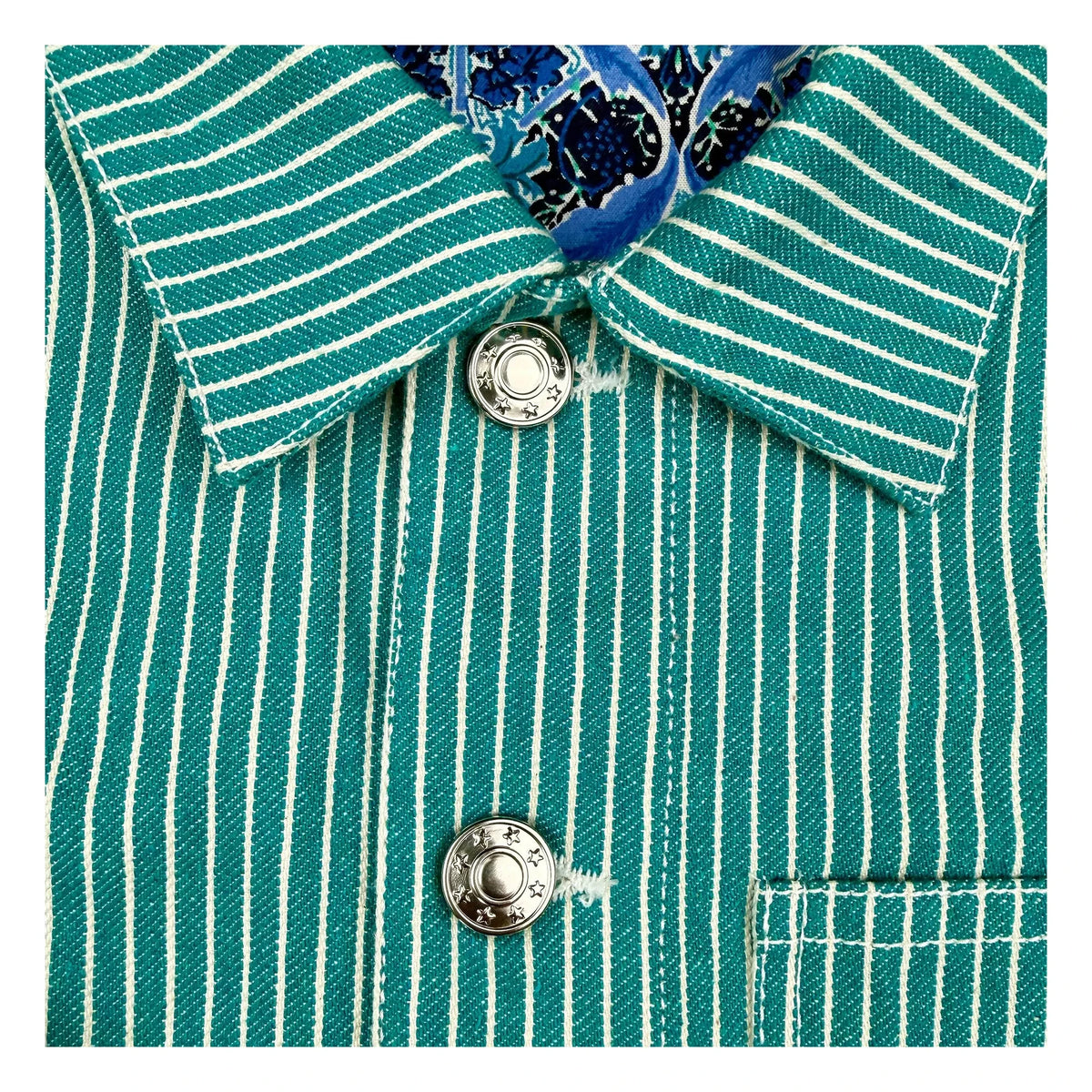 Club Trésor - Chaqueta de traje a rayas Evolucionary Wear | Verde