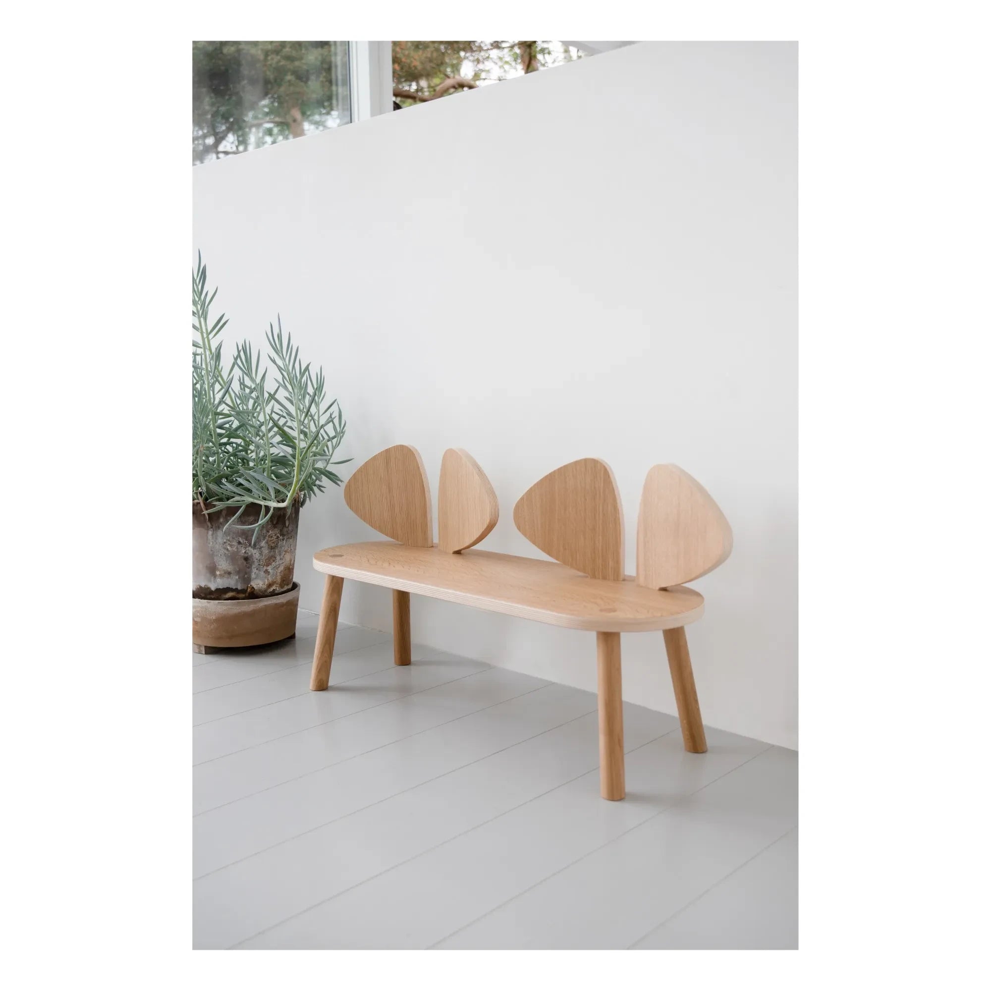 Nofred - Meşe Mouse Bench | Meşe