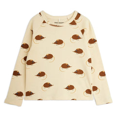 Mini Rodini - Organic cotton Mouse T-shirt | Beige