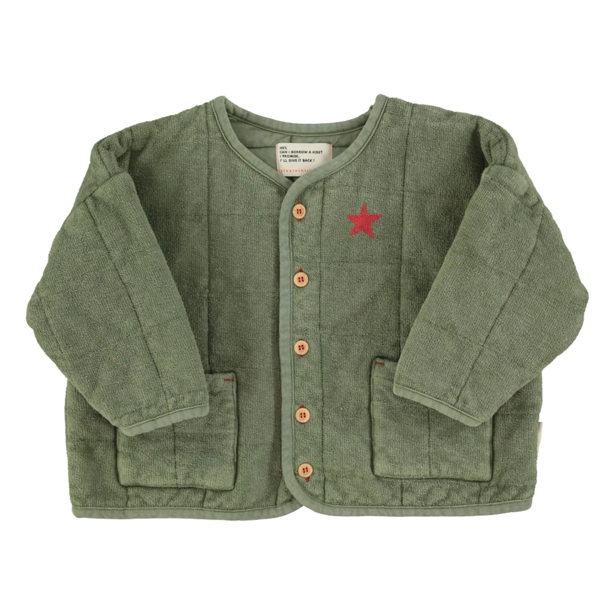 Piupiuchick - Piupiuchick Est 2042 Bio-Baumwoll-Steppjacke | Dunkelgrün