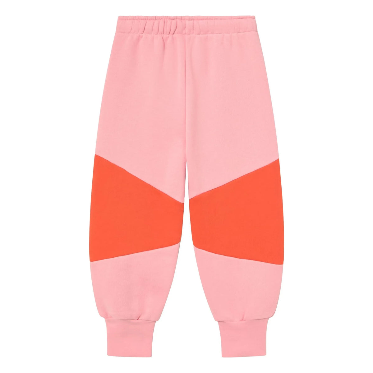 Tinycottons - Tiny jogger de algodón orgánico con bloque de color | Rosa