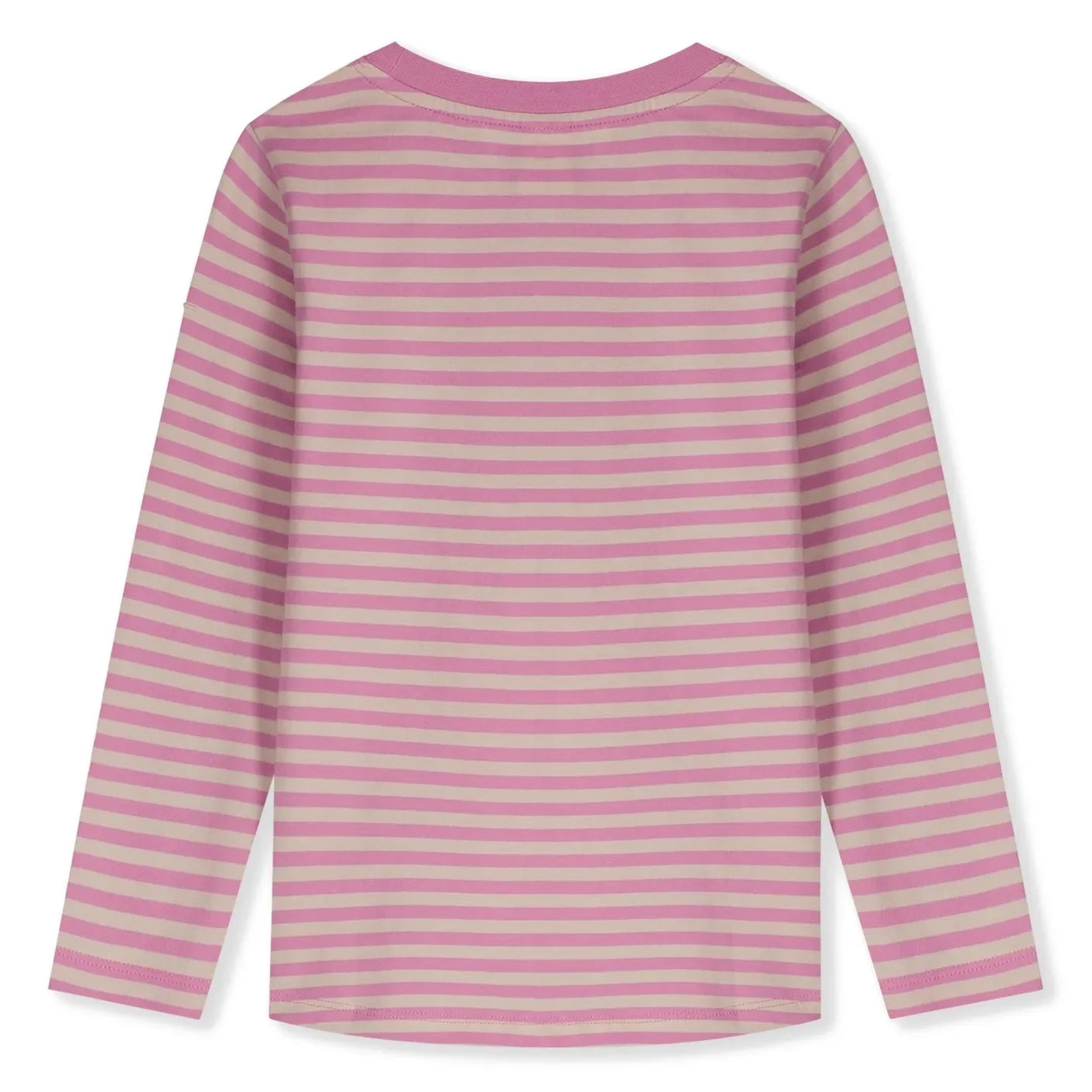 Gray Label - Çizgili organik pamuklu tişört | Pembe