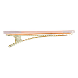 Bachca - Opaline Haarspangen - 2er-Set | Rosa