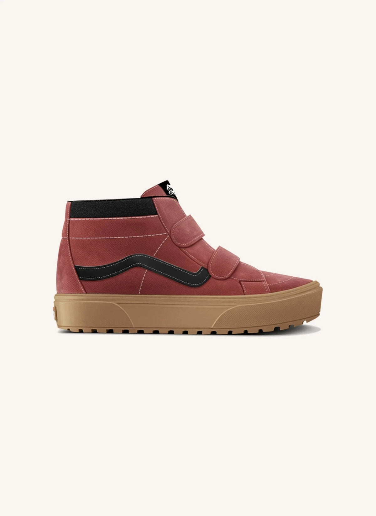 Vans - SK8-Mid Reissue V Yalıtımlı Gum Sneaker | Bordo