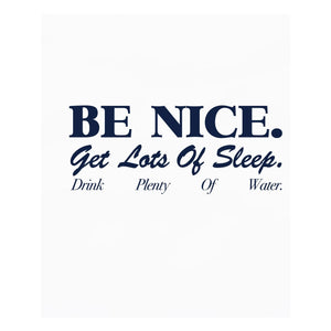 Sporty & Rich - Be Nice T-Shirt Recycled Cotton | White