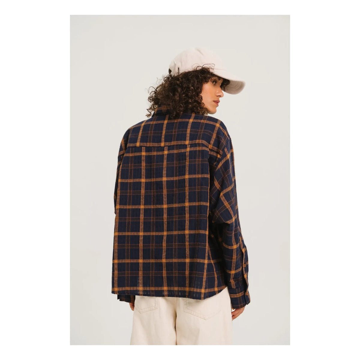 Sacrécoeur - Charlie scarf shirt | Marineblau