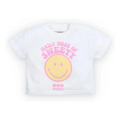 the new society - Smiley Bebek Tişörtü | Beyaz