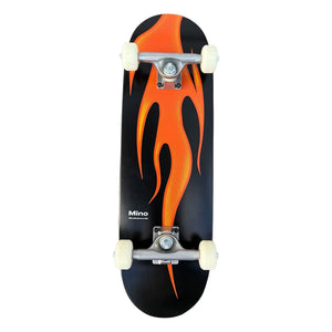 Mino Skateboards - Sunny Flame Skateboard | Schwarz