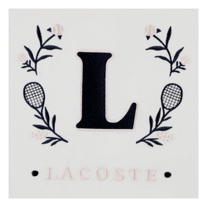 Lacoste - Tişört L Kontrast yaka Organik pamuk | Kırık beyaz