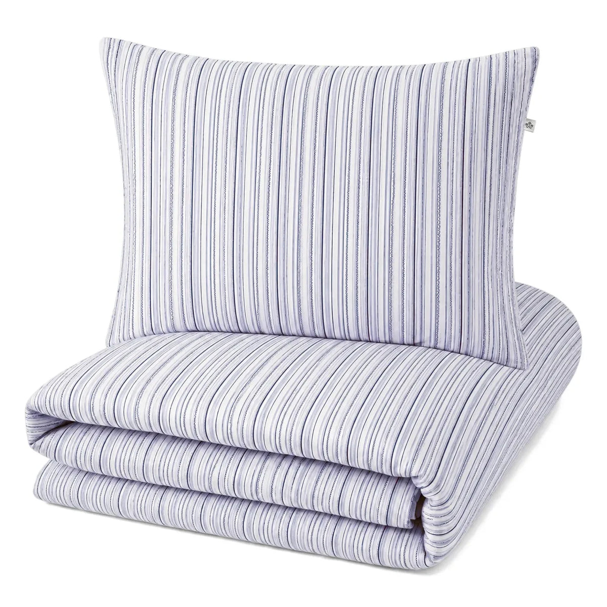Editions Aimable - Paulette Bettwäsche-Set | Azure Stripes Poplin