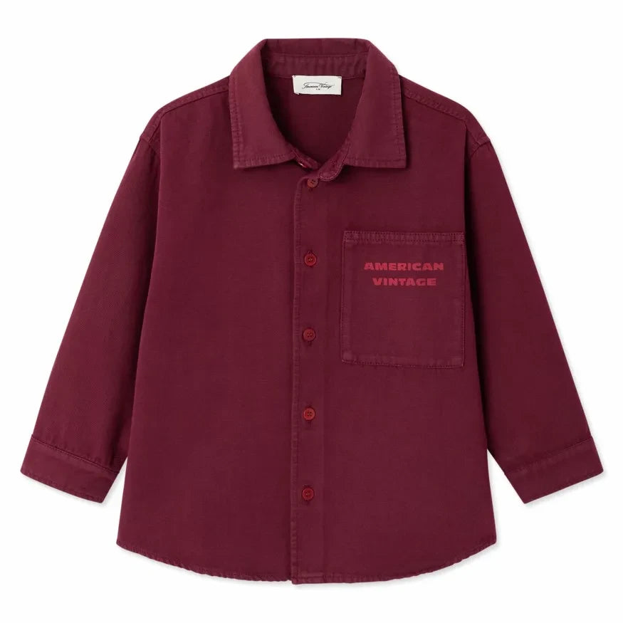 American Vintage - Camisa Lycaz | Burdeos