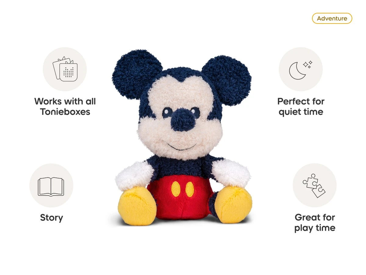 Tonies - Disney Mickey Mouse Hug Me Cuddly Toy and English Audio Figure