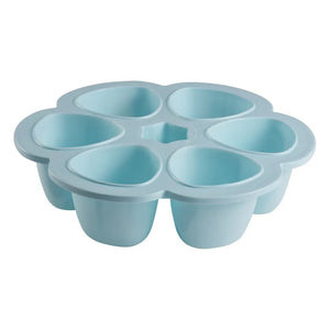Béaba - Çok Bölmeli Silikon Tabak 6x150 ml | Turkuaz