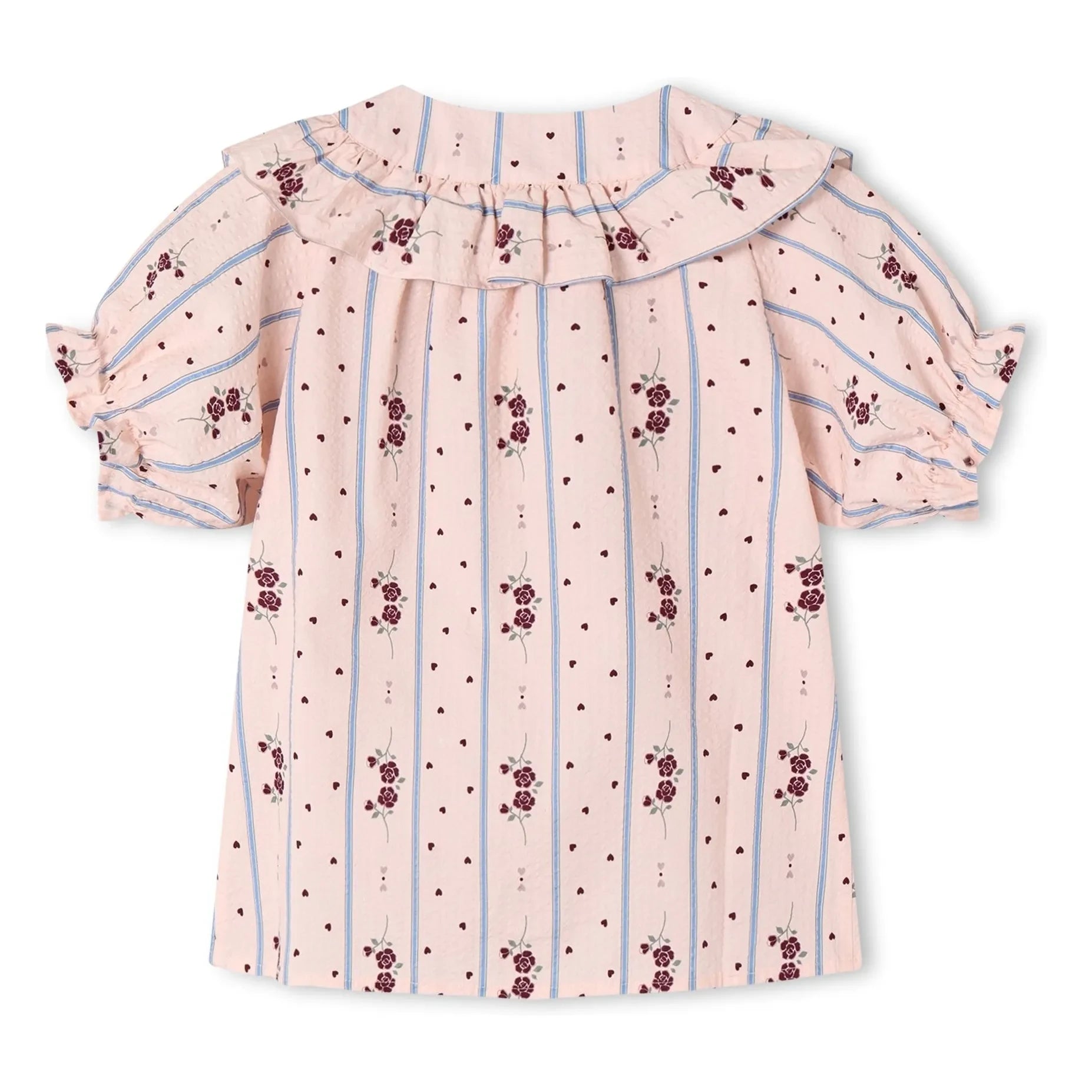 Fliink - Blusa con volantes Colombe | Rosa