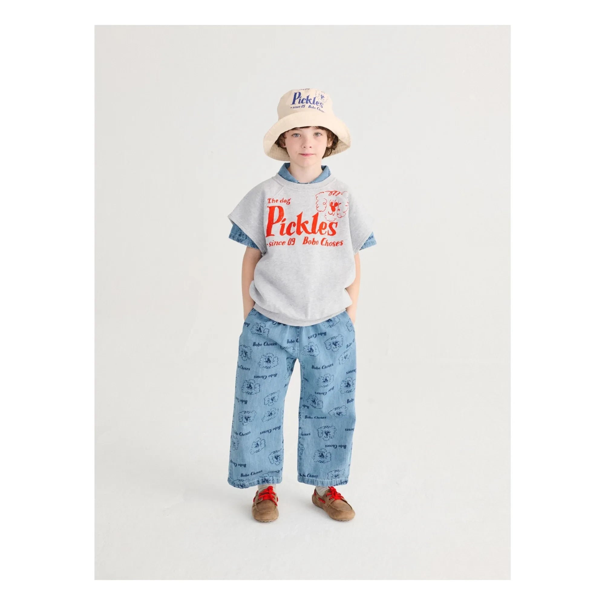 Bobo Choses - Pickles Geri Dönüştürülmüş Elyaf Ters Yönlü Bob | Beyaz