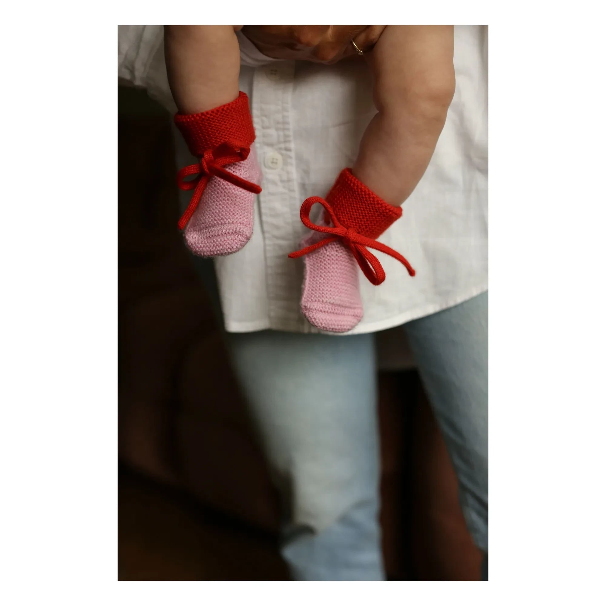 Hvid - Merino Wool Slippers | Pink