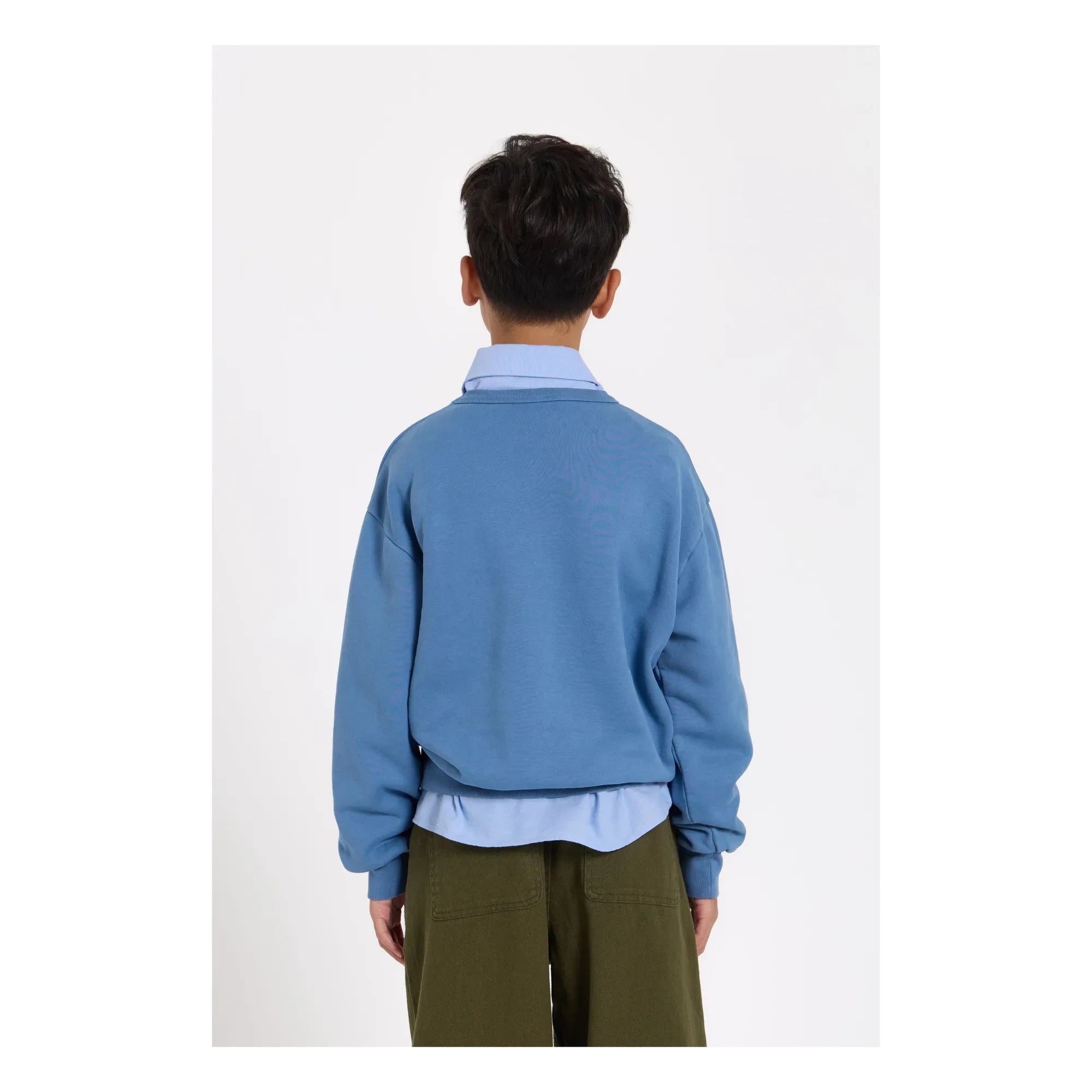 Smallable Kid - Arlo organik pamuklu sweatshirt | Mavi