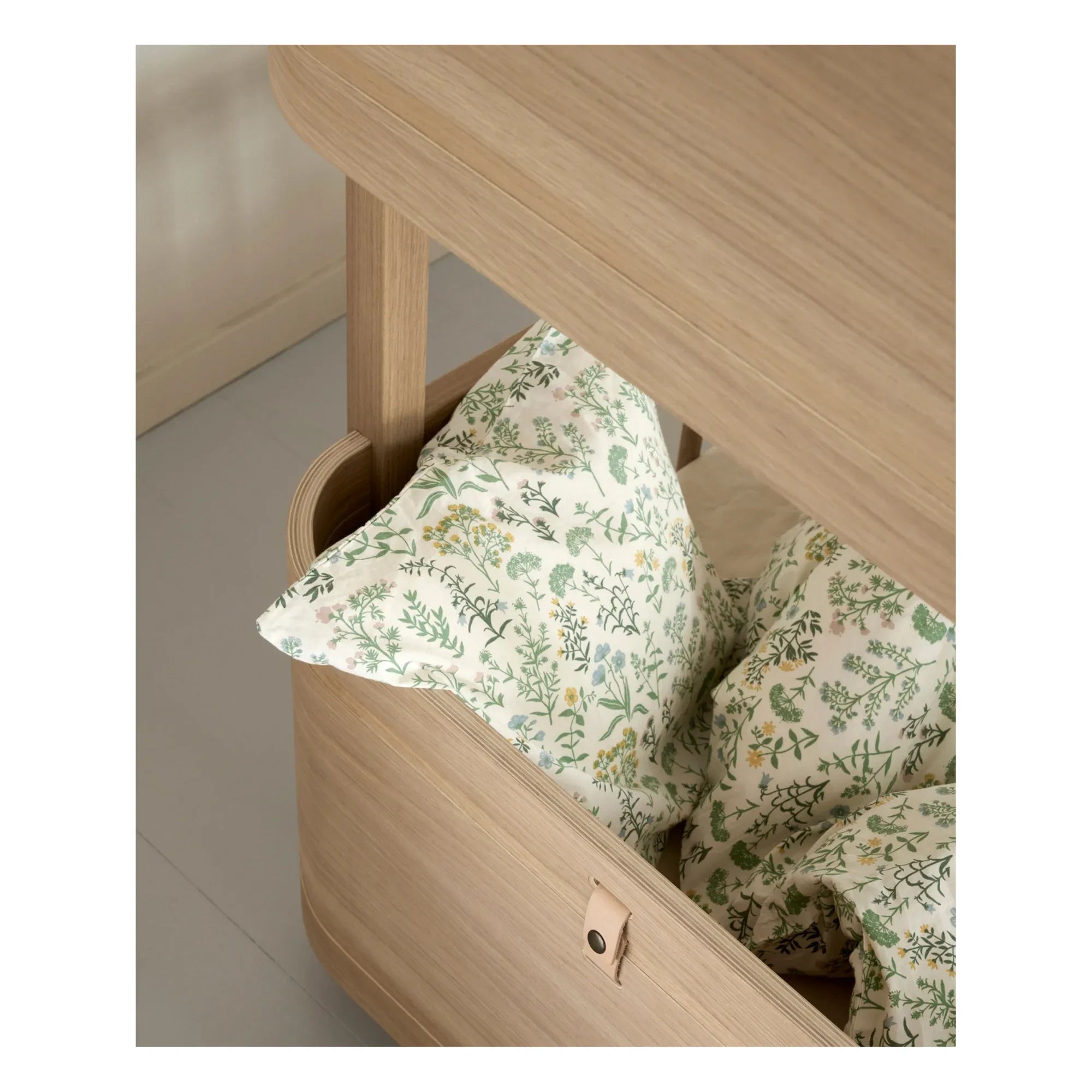 Oliver Furniture - Meşe Wood Mini+ yarı yüksek ranza | Meşe