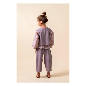 birinit - Weite Antike Bio-Baumwoll-Gaze-Hose | Vison