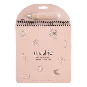 Mushie - Libro de colorear borrable de hadas | Rosa