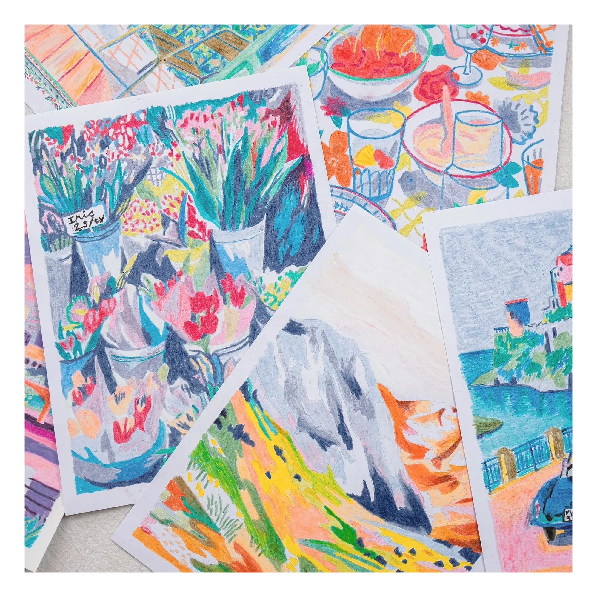 La Petite Épicerie - Pastell-Set nach Zahlen - Holland Bloom