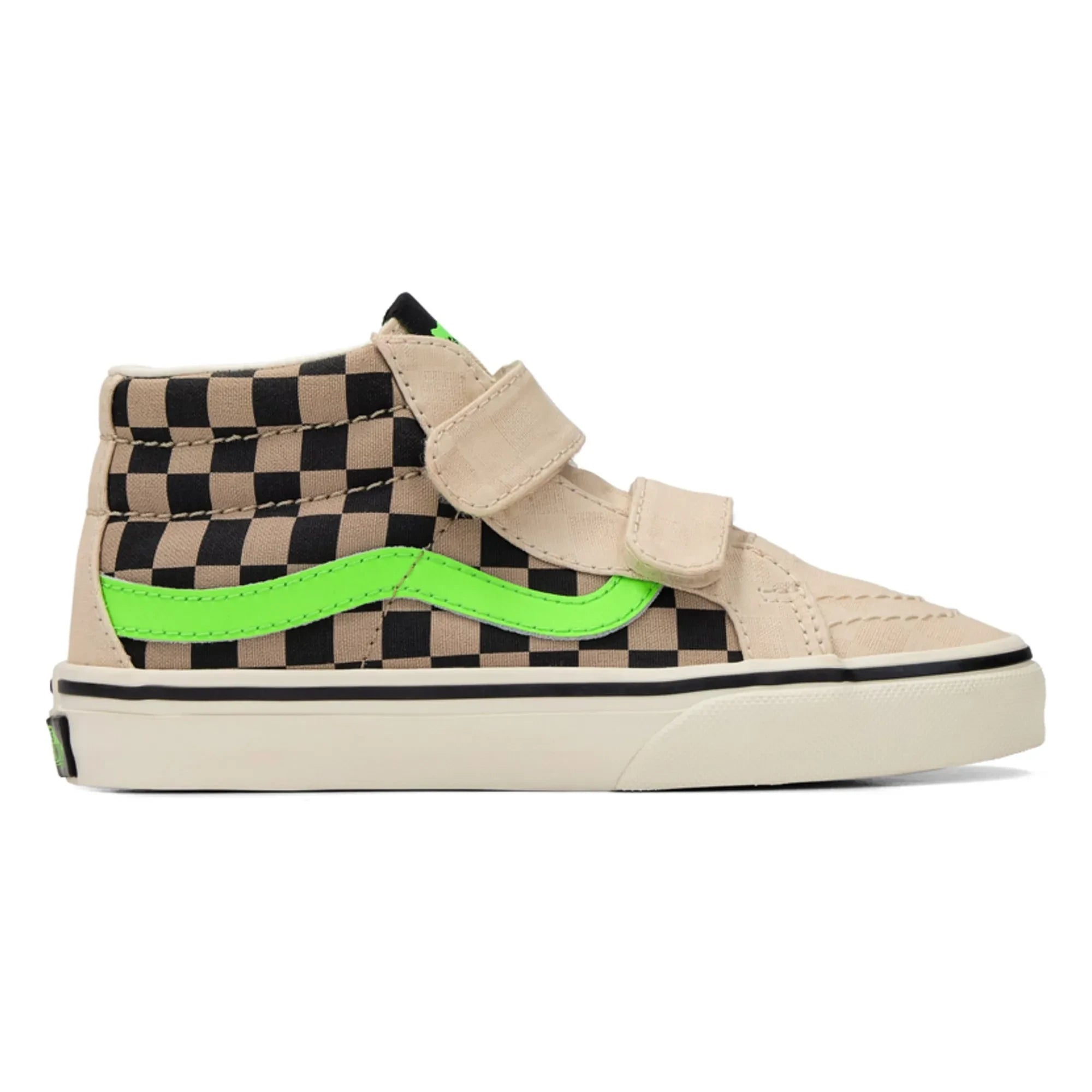 Vans - Scratch Sneakers SK8-Mid Glow Check | Bej
