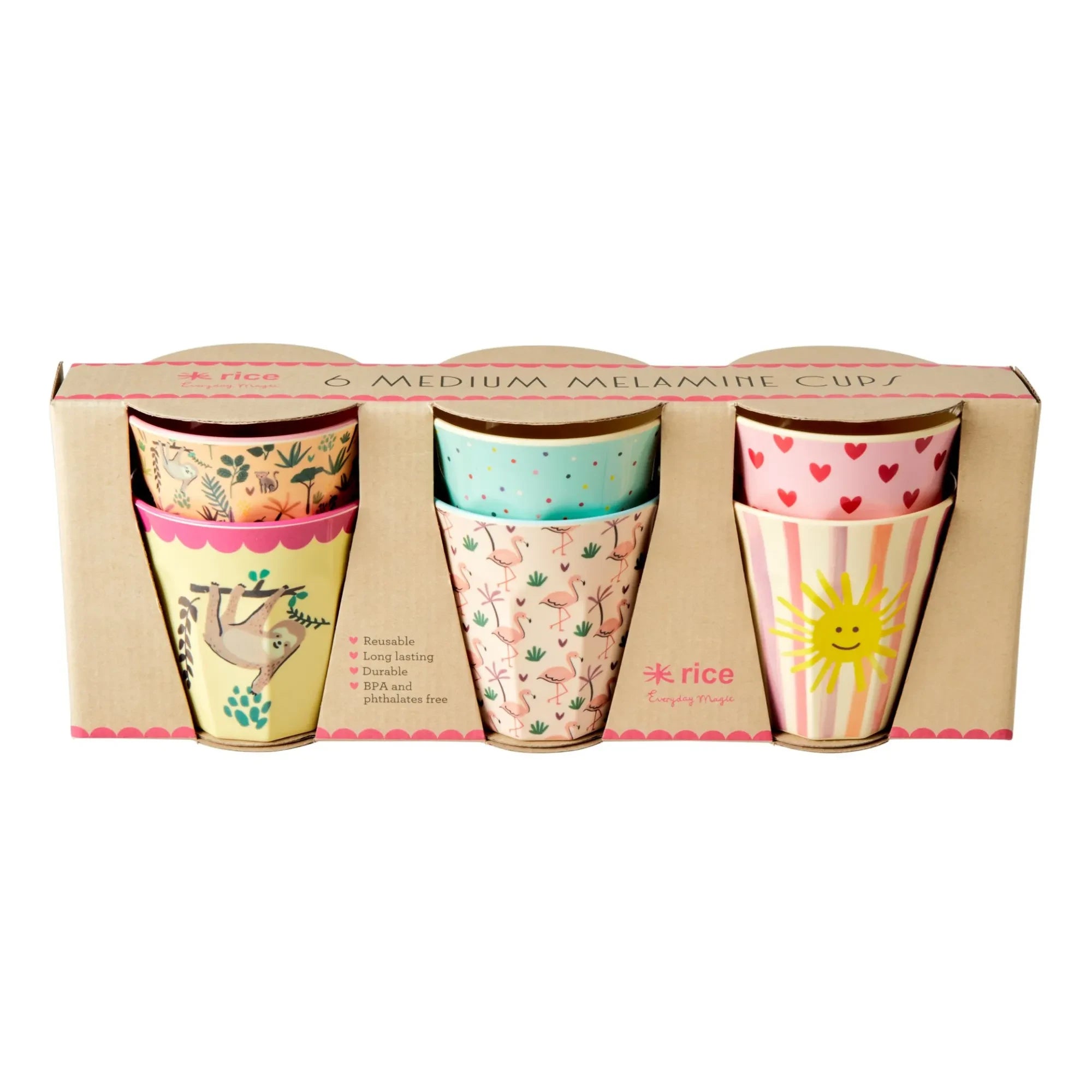 Rice - Funky Cups - 6'lı Set