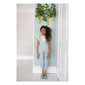 Soor Ploom - Pointelle Eyelet organik pamuklu Tişört | Bej pembe