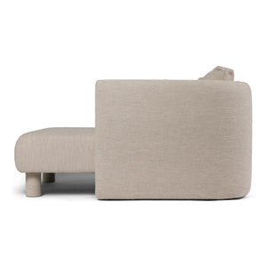 Ferm Living - Sofa Dase bouclé sağ meridyen | Bej