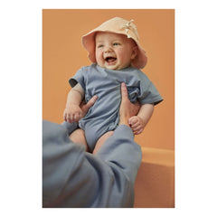 Gray Label – Strampler aus Bio-Baumwolle | Eisblau