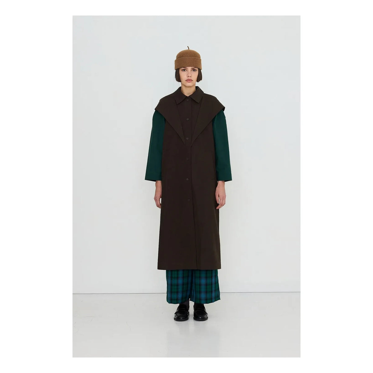 The Tiny Big Sister - Cotton Trench Coat | Amber