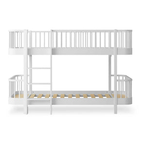 Oliver Furniture - Original Ahşap orta yükseklikte ranzalar | Beyaz