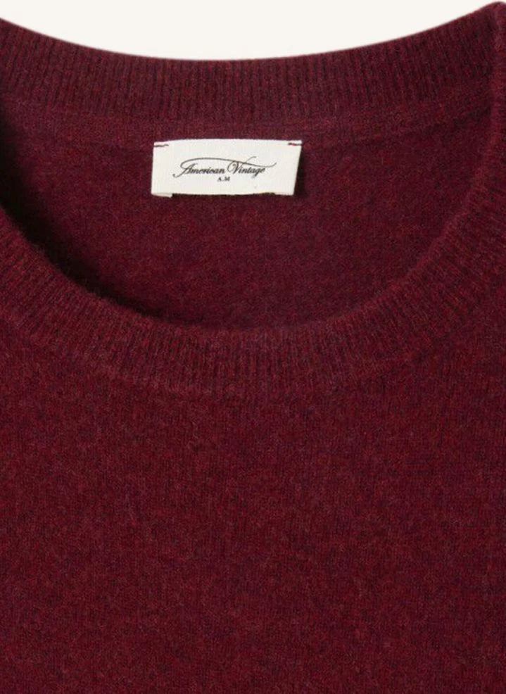 American Vintage - Raxow Wool Sweater | Garnet