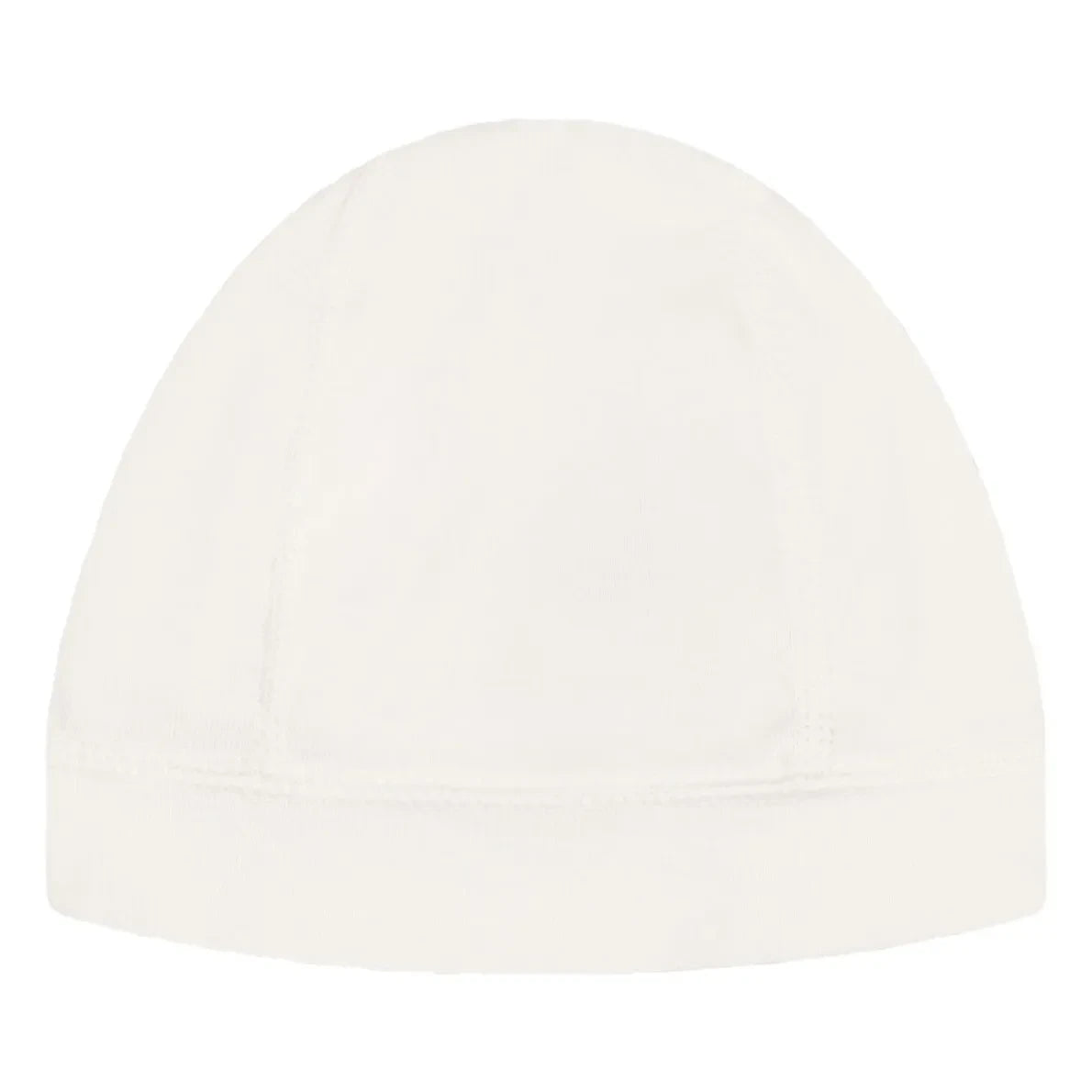 Petit Bateau - Geburtsmütze aus Bio-Baumwolle | Weiß
